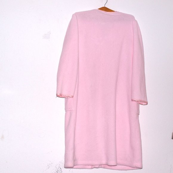 Intimates & Sleepwear Womens Vintage Pink Fleece Robe Poshmark